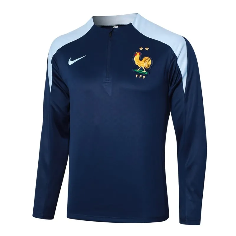 Le survêtement et les pantalons de l'équipe de France 2024/25 - bleu