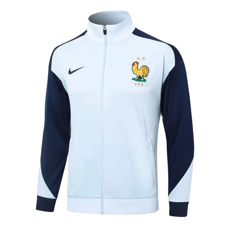 La giacca sportiva e i pantaloni della squadra nazionale francese 2024/25 - bianco