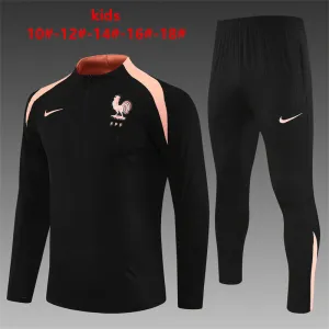 France 2025/26 Kids Sports Set Black