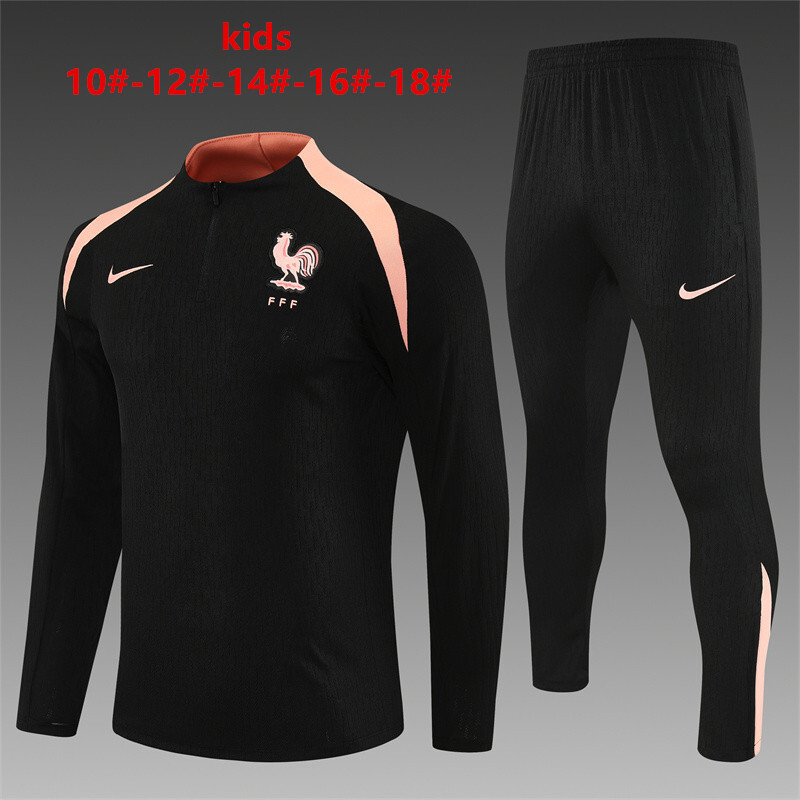 France 2025/26 Set Sportivo Bambino Nero