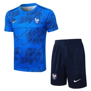 France 2025/26 Training Jersey + Shorts - Blue