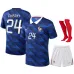 France CHERKI 2026 World Cup kids home jersey set blue