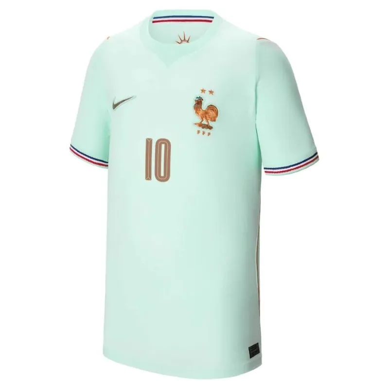 Frankreich MBAPPE WM 2026 Kinder Auswärtstrikot Set grün