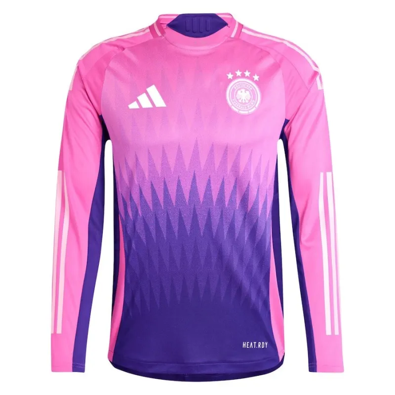 Germany's 2024/25 Away Long-Sleeved Jersey - Pink