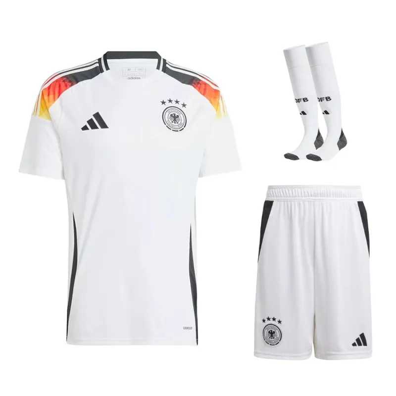 Germany's 2024/25 Home Kids' Jersey Set - White