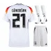 Ilkay Gündoğan's 2024/25 Home Kids' Kit - White