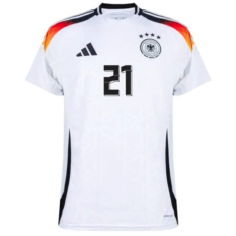 Ilkay Gündoğan's 2024/25 Home Kids' Kit - White