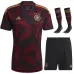 Germany 2022 World Cup Away Kids' Jersey Set - Pink-Purple