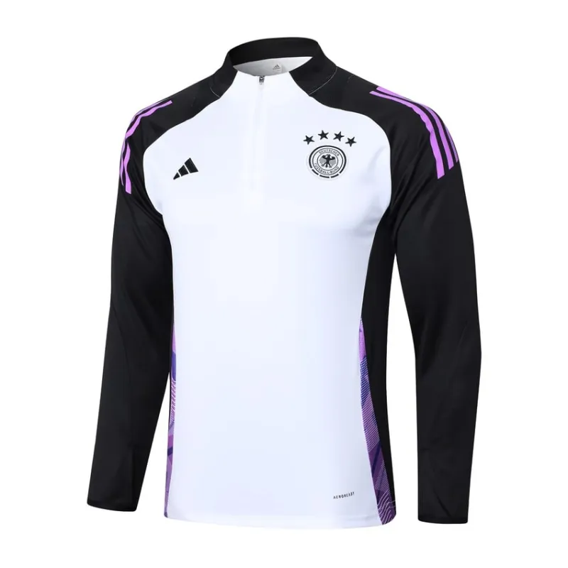 Vêtements de sport + pantalons de l'Allemagne 2024/25 - Blanc