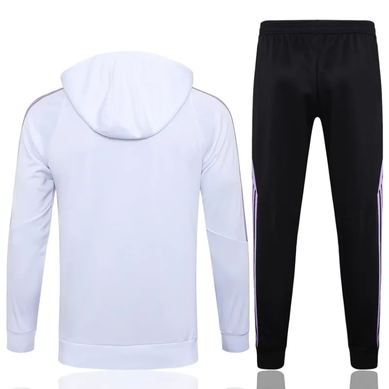 Germany 2024/25 White Hooded Sportswear Set with Pants
