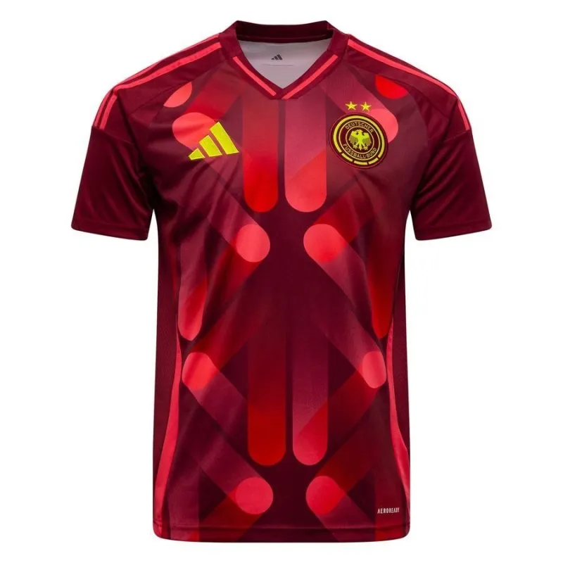 2024 UEFA European Championship Germany Men's Away Jersey - Fan Version - Red