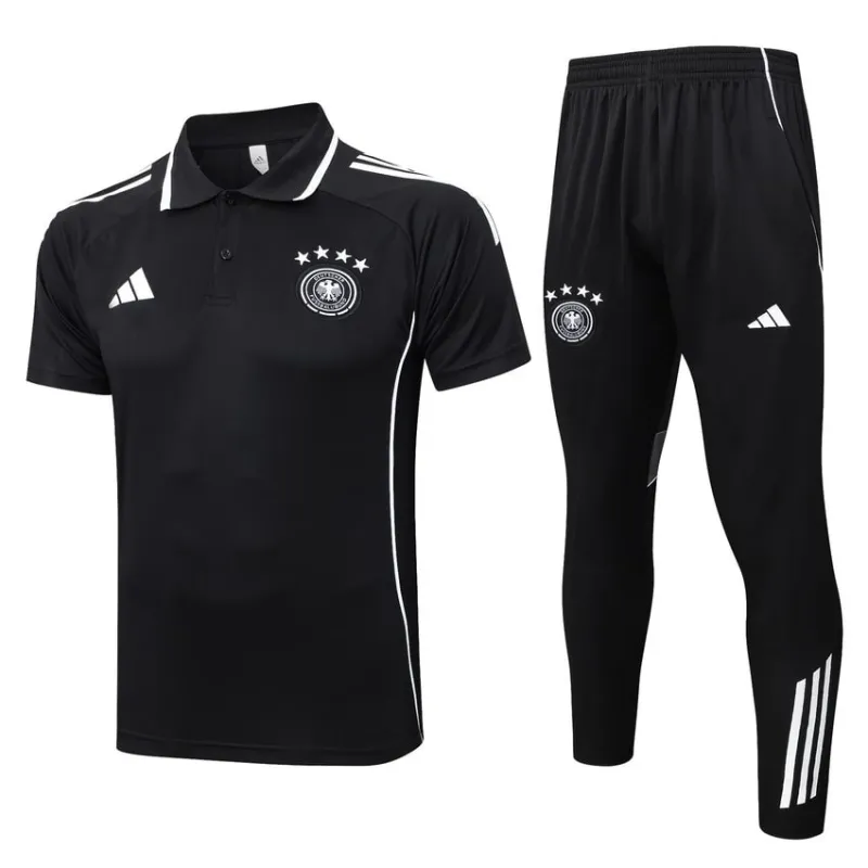Germany 2025/26 Sports Polo - Black