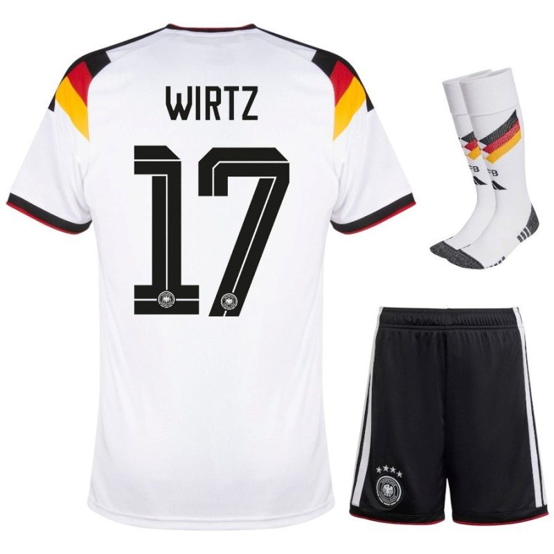 Allemagne WIRTZ 2026/27 Ensemble enfant domicile - Blanc