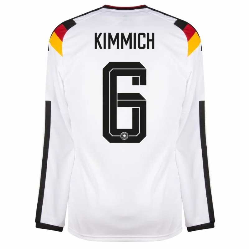 Allemagne KIMMICH 2026/27 Maillot domicile à manches longues - Blanc