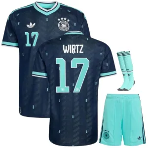 Germany WIRTZ 2026/27 Kids Away Set Blue