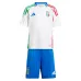 Italy's 2024/25 Away Children's Kit Jersey - White