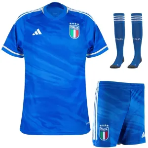 Italy's 2023/24 Home Kids' Jersey Set - Blue