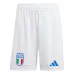 Italiens 2024/25 Auswärtsshorts - Weiß