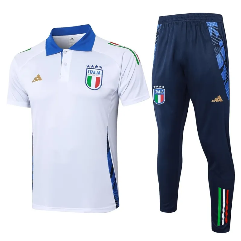 Italy's 2024/25 POLO sportswear + trousers - white
