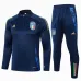 Italy's 2024/25 long-sleeved sportswear + pants - blue