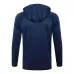 Italy's 2024/25 hooded sportswear + pants - blue
