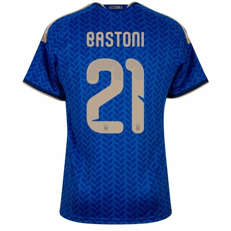 Italy BASTONI 2026/27 Home Jersey - Blue