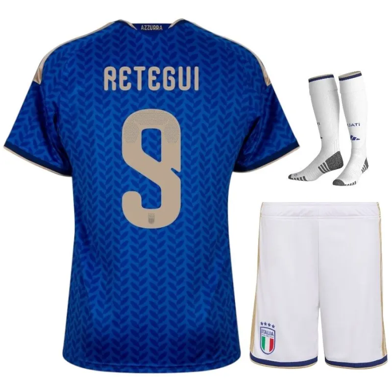 Italy RETEGUI 2026/27 Home Kids' Kit - Blue