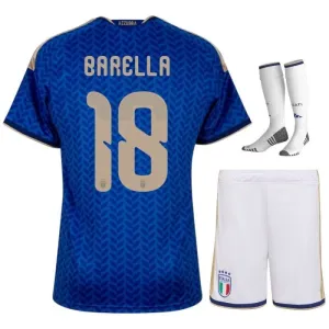 Italy BARELLA 2026/27 Home Kids' Kit - Blue