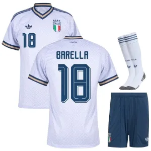 Italy BARELLA 2026/27 Away Kids Kit White