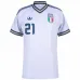 Italia BASTONI 2026/27 Camiseta Visitante Blanco