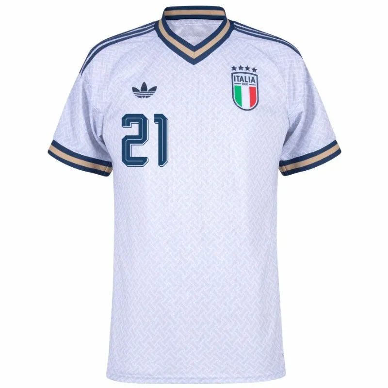 Italia BASTONI 2026/27 Camiseta Visitante Blanco
