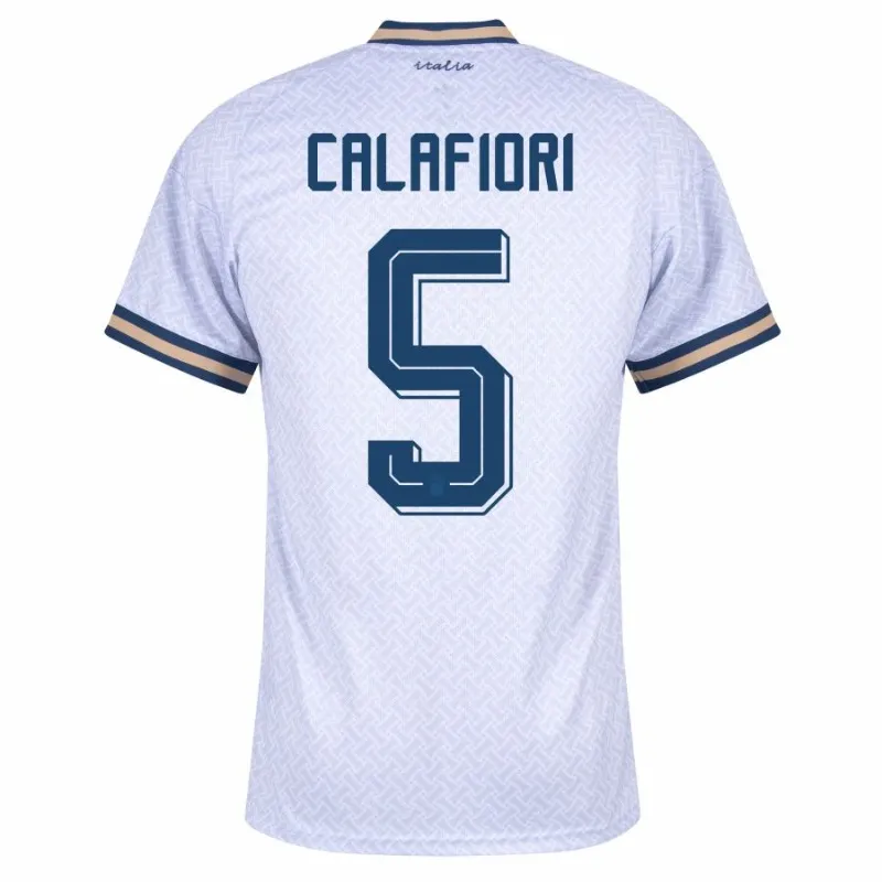 Italia CALAFIORI 2026/27 Camiseta Visitante Blanco