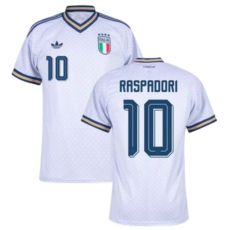 Italia RASPADORI 2026/27 Camiseta Visitante Blanco
