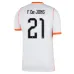 Netherlands F. DE JONG 2026/27 Away Kids Kit White
