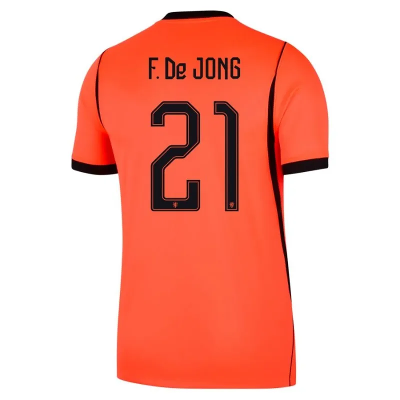 Netherlands F. DE JONG 2026/27 Home Kids Kit Orange