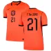 Países Bajos F. DE JONG 2026/27 Camiseta Local Naranja