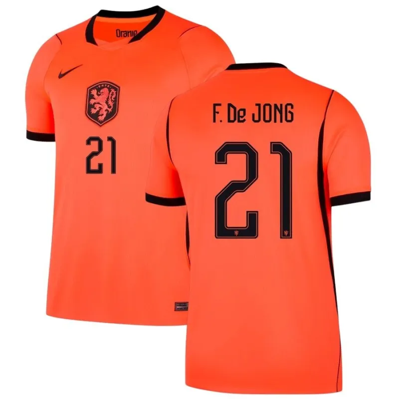Países Bajos F. DE JONG 2026/27 Camiseta Local Naranja