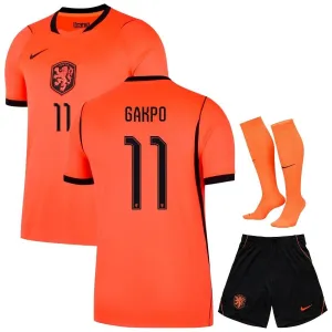 Netherlands GAKPO 2026/27 Home Kids Kit Orange