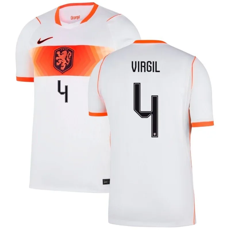 Netherlands VIRGIL 2026/27 Away Jersey White