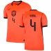 Países Bajos VIRGIL 2026/27 Camiseta Local Naranja
