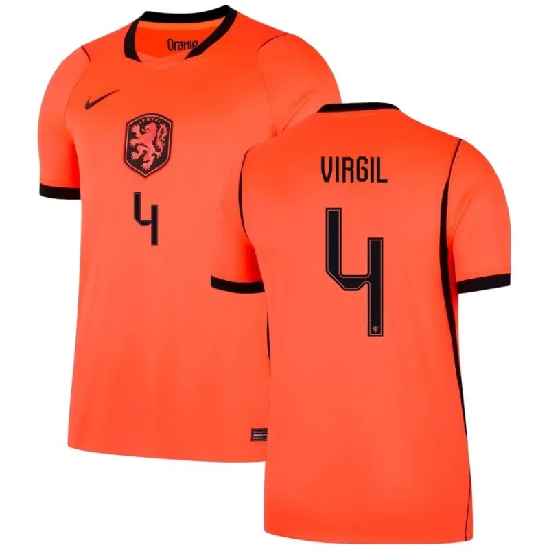 Países Bajos VIRGIL 2026/27 Camiseta Local Naranja