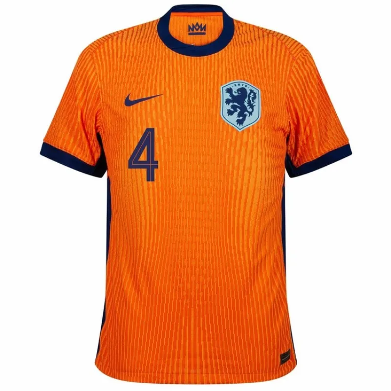 Virgil's Netherlands 2024/25 home football jersey - orange