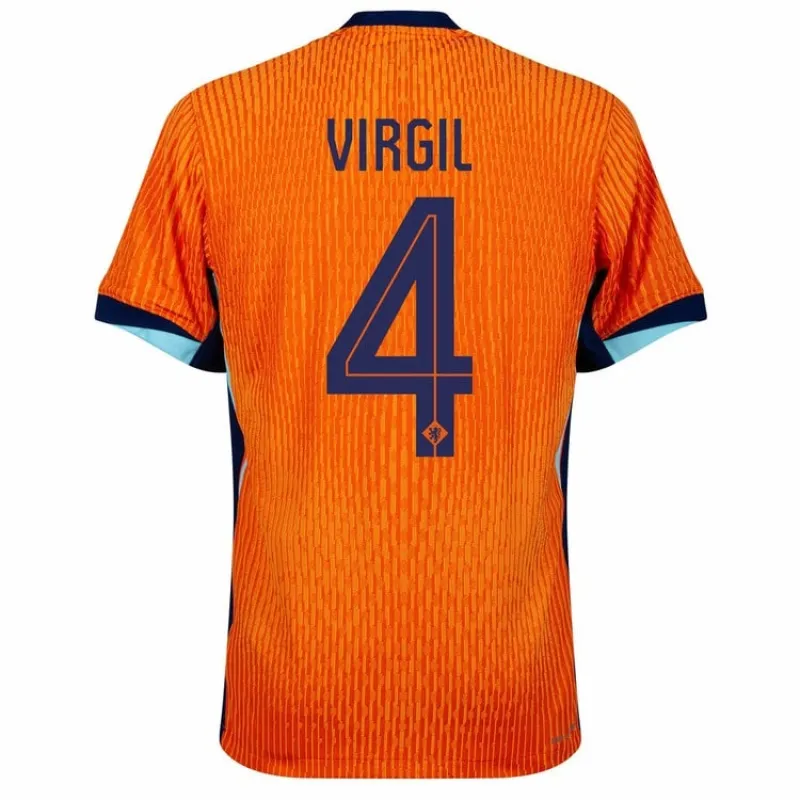 Virgil's Netherlands 2024/25 home football jersey - orange
