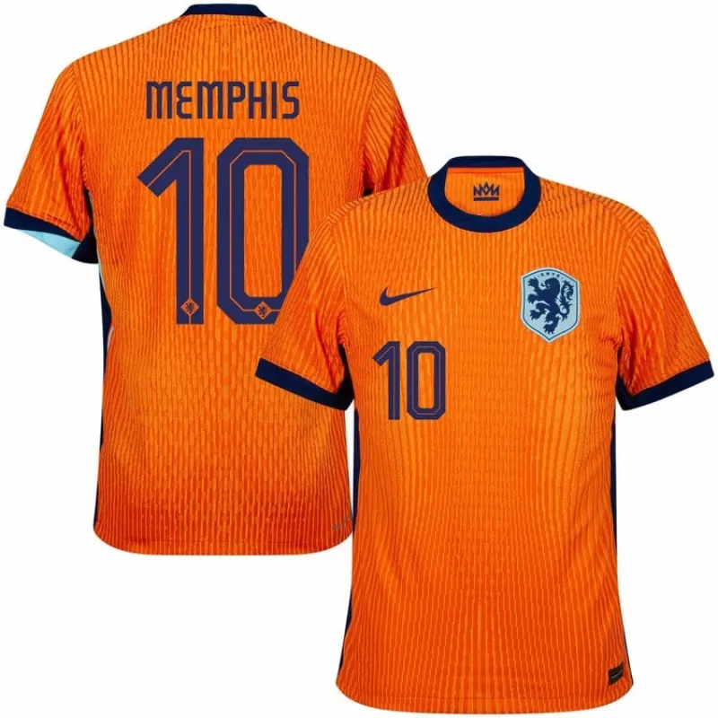 Memphis' Netherlands 2024/25 home football jersey - orange