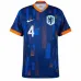 Virgil's Netherlands 2024/25 away football jersey - blue