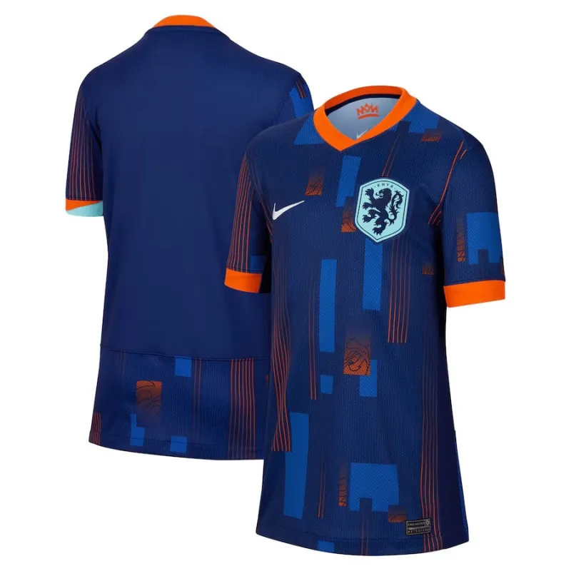 Netherlands 2024/25 away kids football jersey - blue