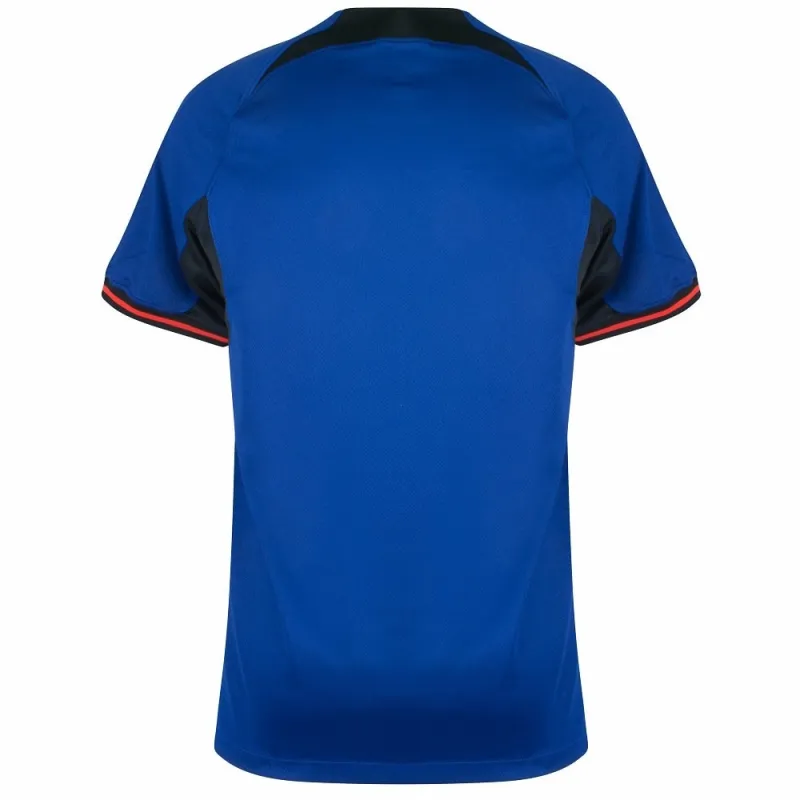 Netherlands' 2024 UEFA European Championship away football jersey - blue