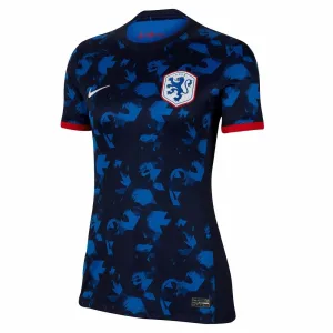 Netherlands' 2023/24 away women's football jersey - blue