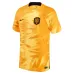Netherlands' 2023/24 home kids' football kit - orange