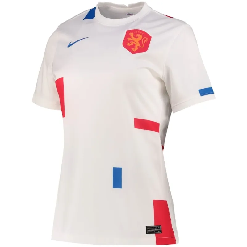 Netherlands' 2022 FIFA World Cup away women's football jersey - white